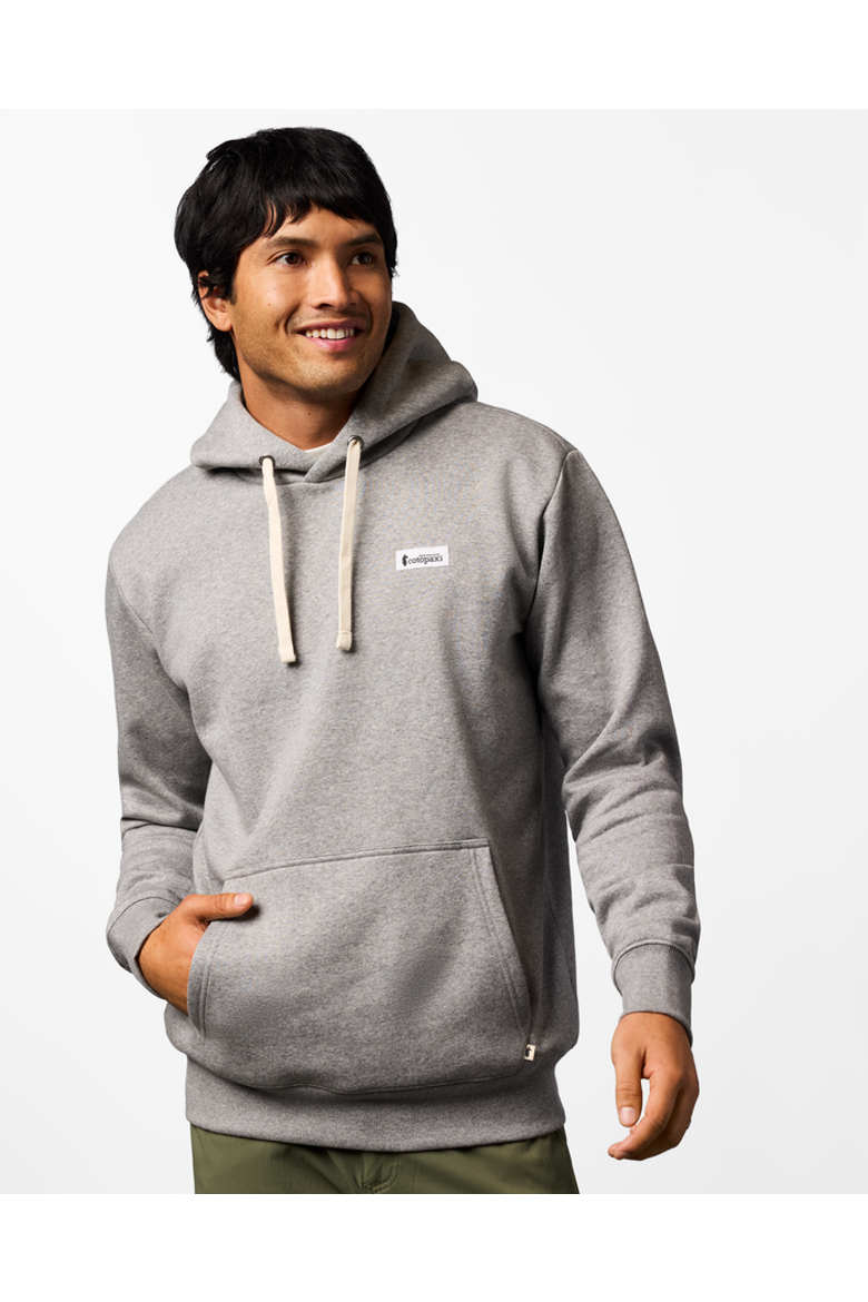Llama Patch Pullover Hoodie - Men's, Alternate, color, Heather Grey