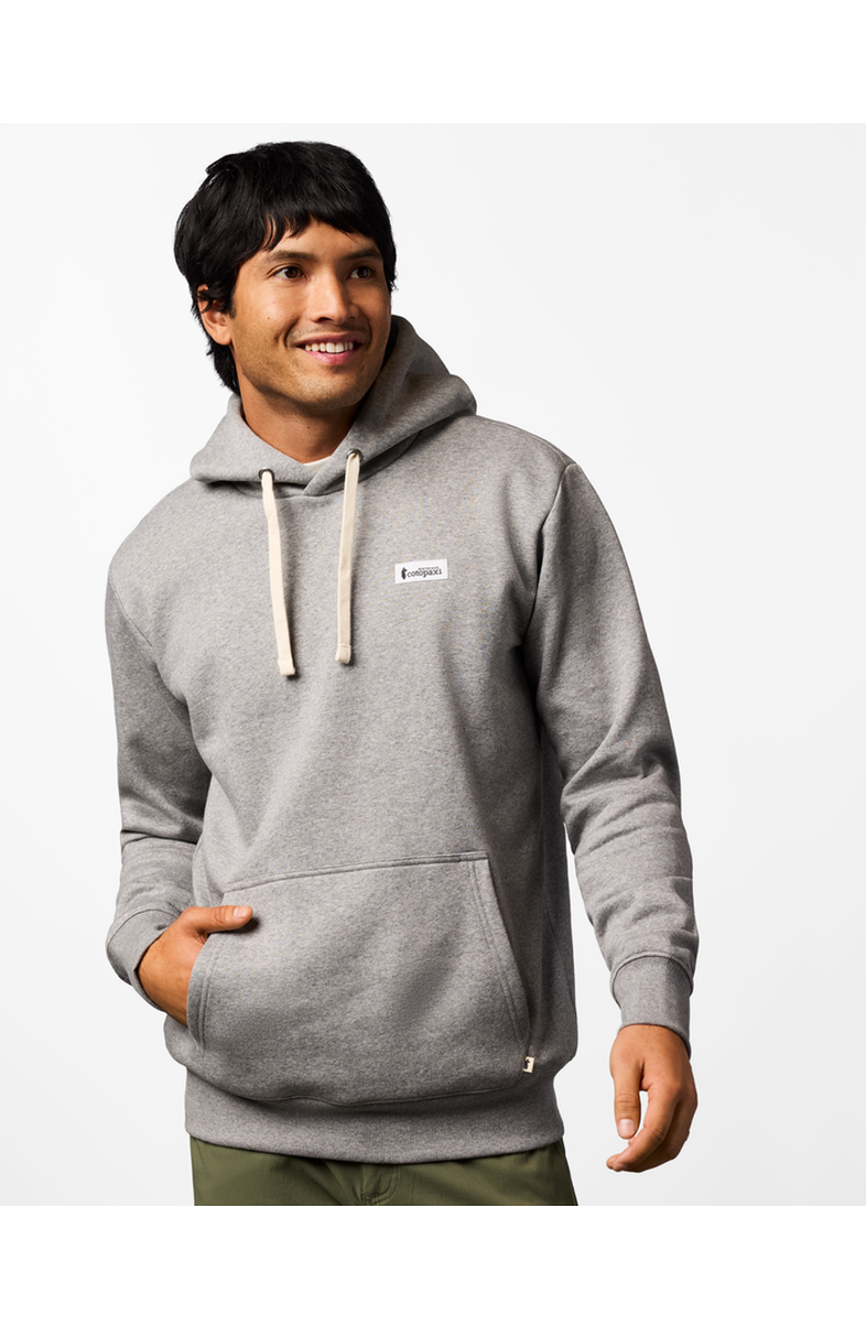 Cotopaxi Llama Patch Pullover Hoodie - Men's, Alternate, color, Heather Grey