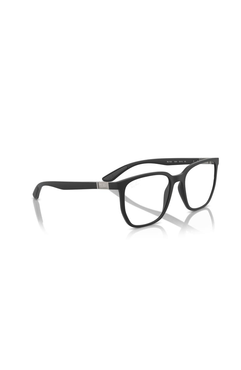 Ray-Ban 53mm Irregular optical glasses, Alternate, color, Black