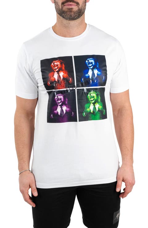 Lion Prism Graphic T-Shirt