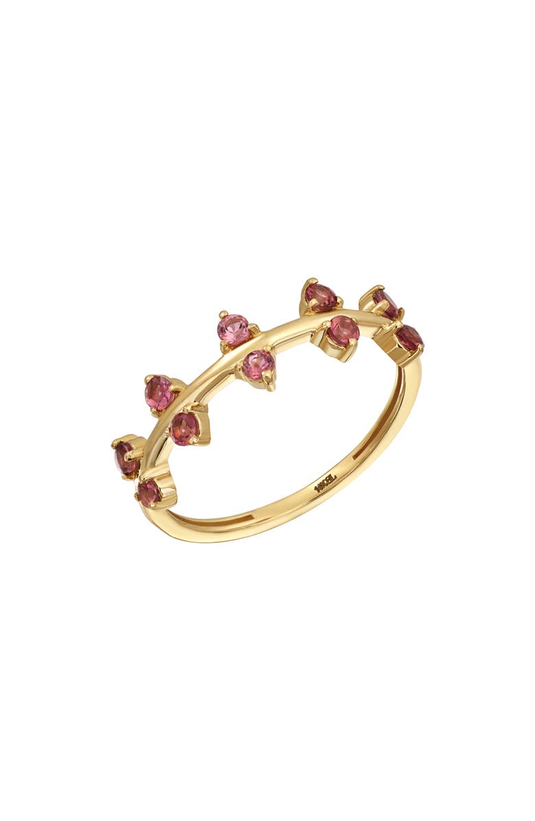 Bony Levy BLC 14K Gold & Pink Topaz Stackable Ring, Main, color, 