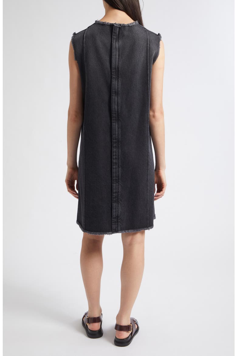 Sleeveless Denim Dress, Alternate, color, 00N99 BLACK