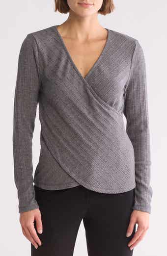 Crossover Knit Top