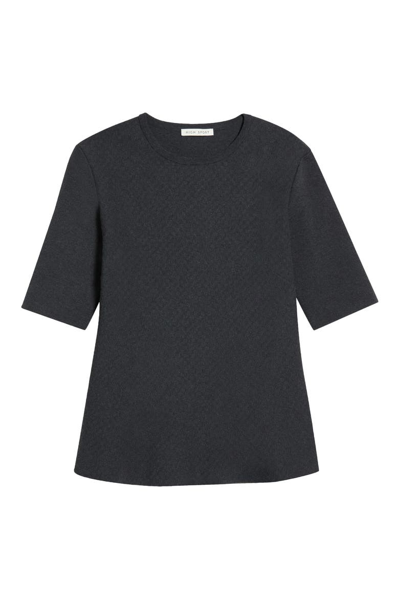 Wes Mini Check Top, Alternate, color, CHARCOAL