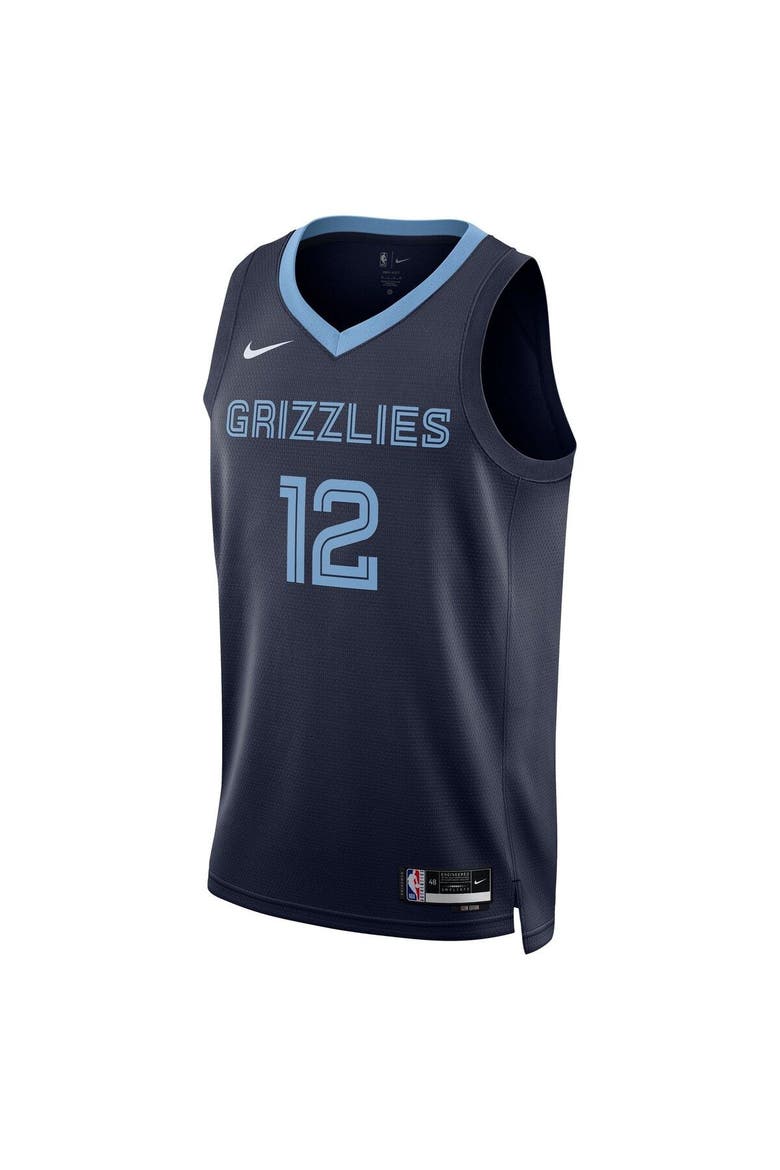 Unisex Nike Ja Morant Navy Memphis Grizzlies Swingman Jersey - Icon Edition, Alternate, color, Navy