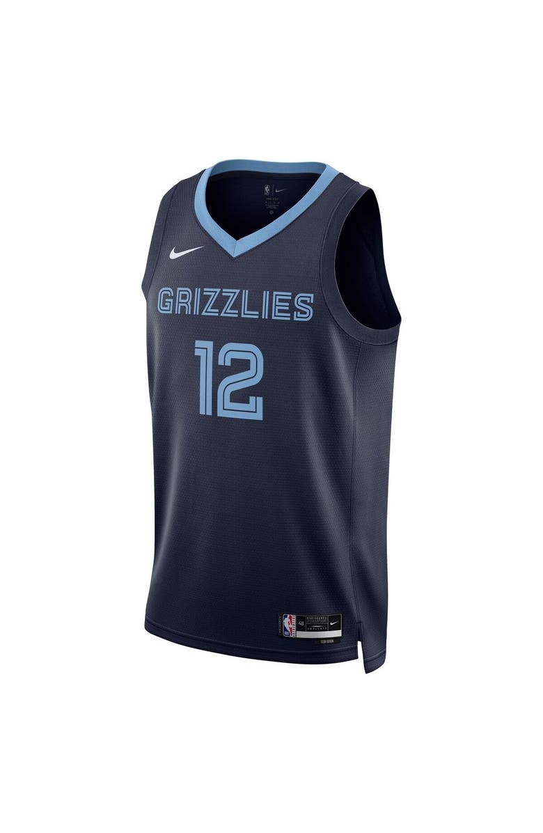 Nike Unisex Nike Ja Morant Navy Memphis Grizzlies Swingman Jersey - Icon Edition, Alternate, color, Navy