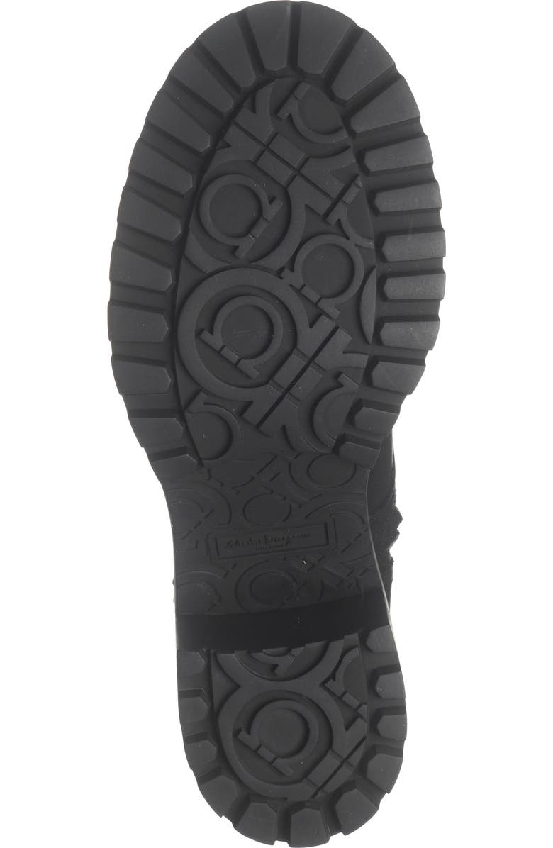 FERRAGAMO Shiraz Combat Boot, Alternate, color, Black
