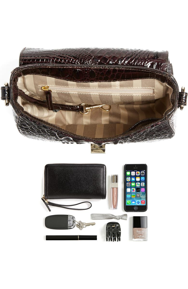 Brahmin 'Tillie' Embossed Leather Crossbody Bag, Alternate, color,