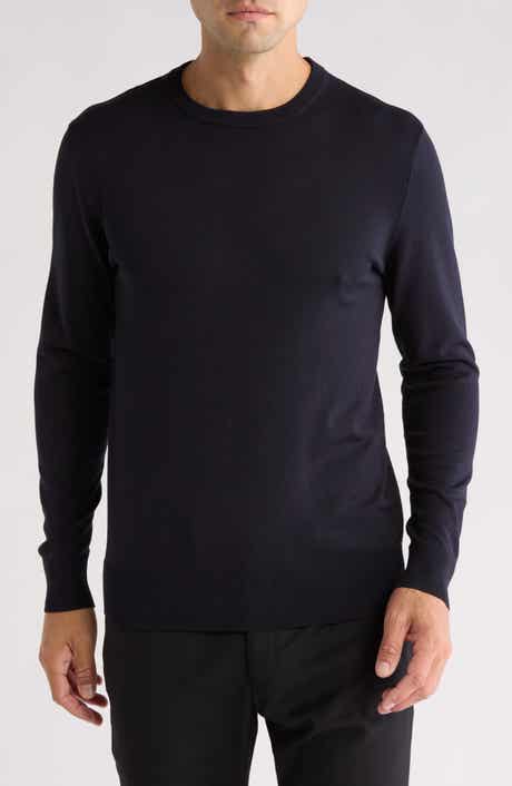 TOM BAINE Solid Crewneck Pullover