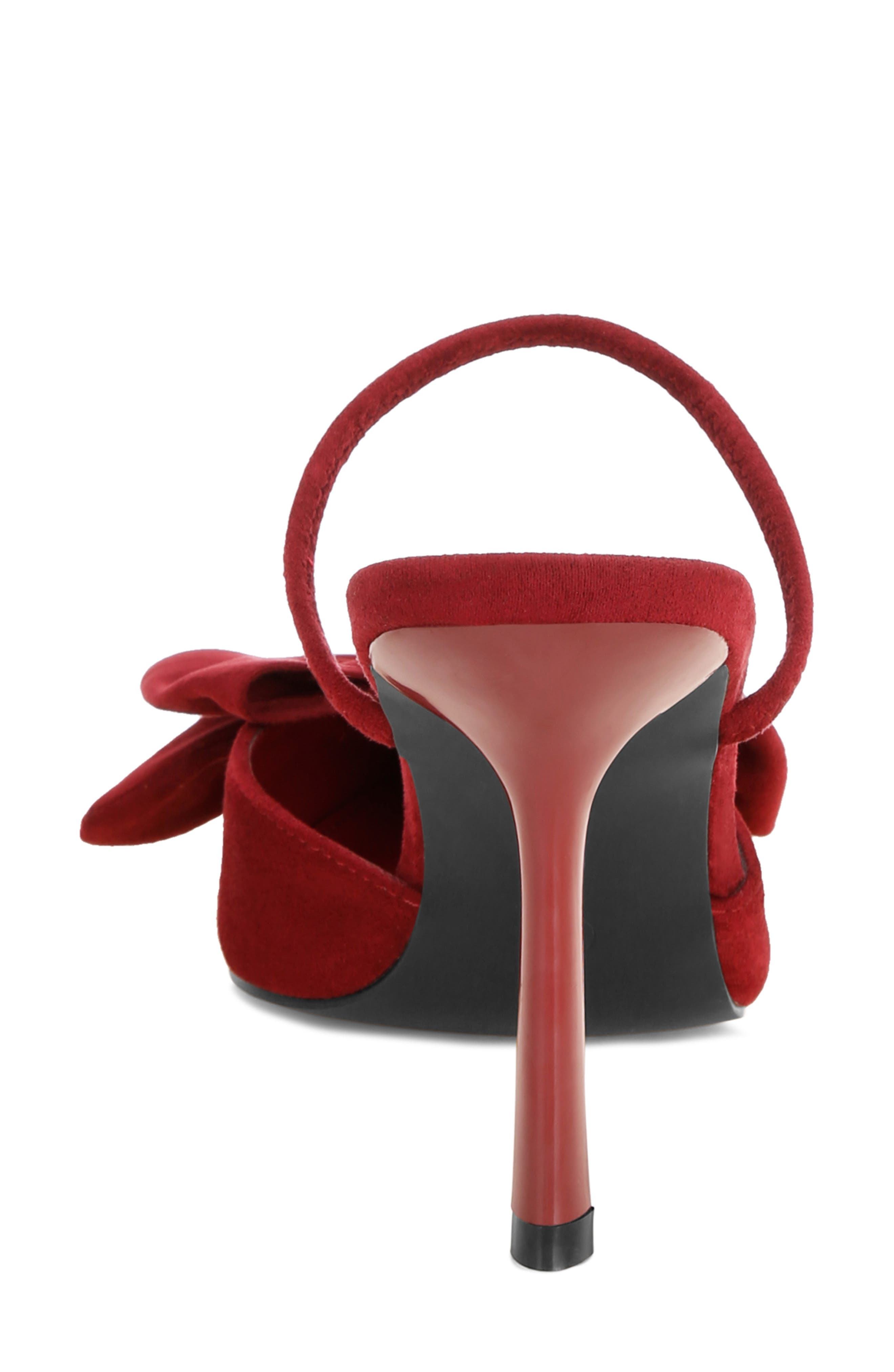 Sanlina Slingback Pump, Alternate, color, BURGUNDY SUEDE