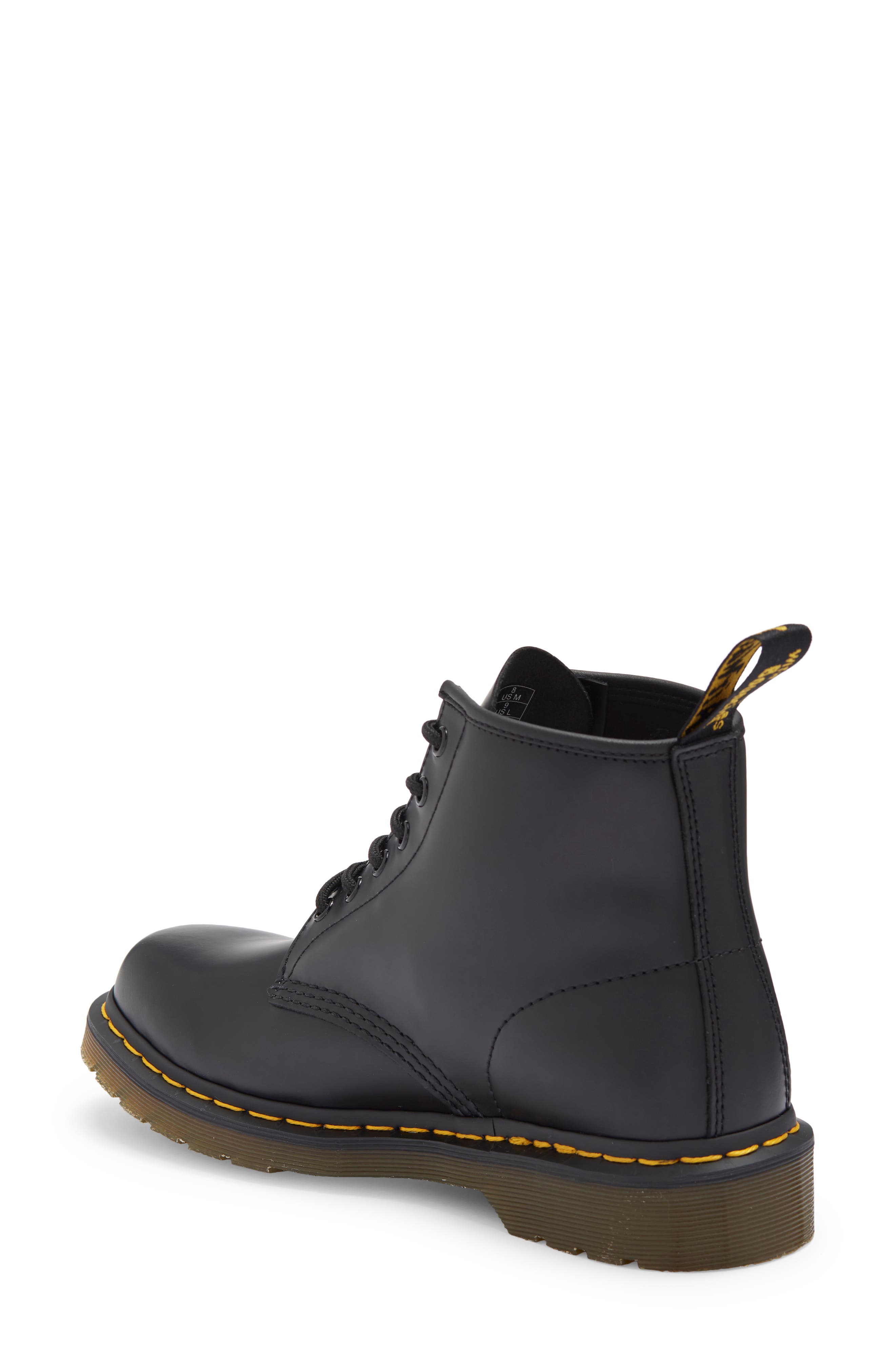 Dr. Martens 101 Lace-Up Boot, Alternate, color, Black