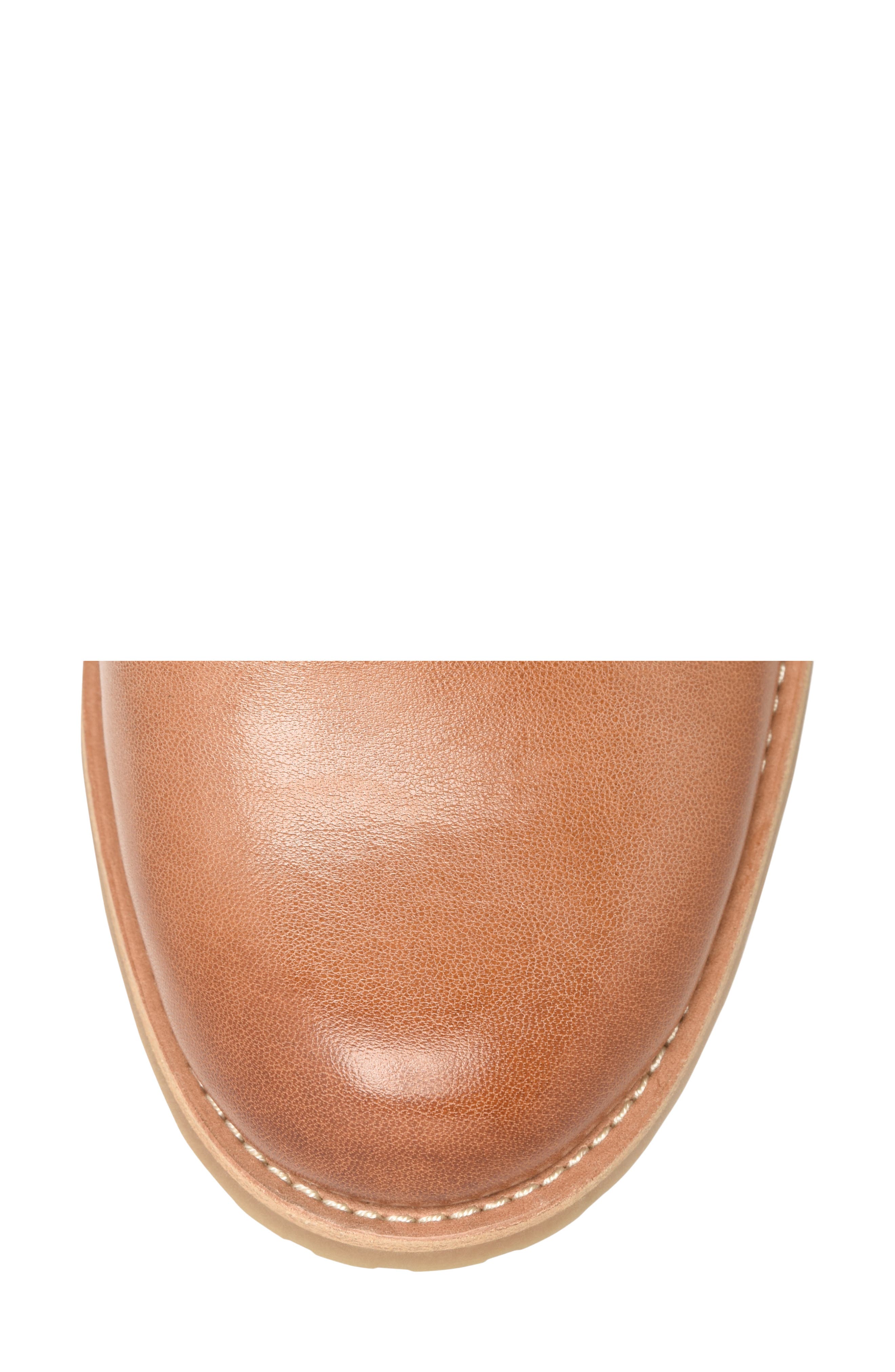 Beth Leather Bootie, Alternate, color, LUGGAGE