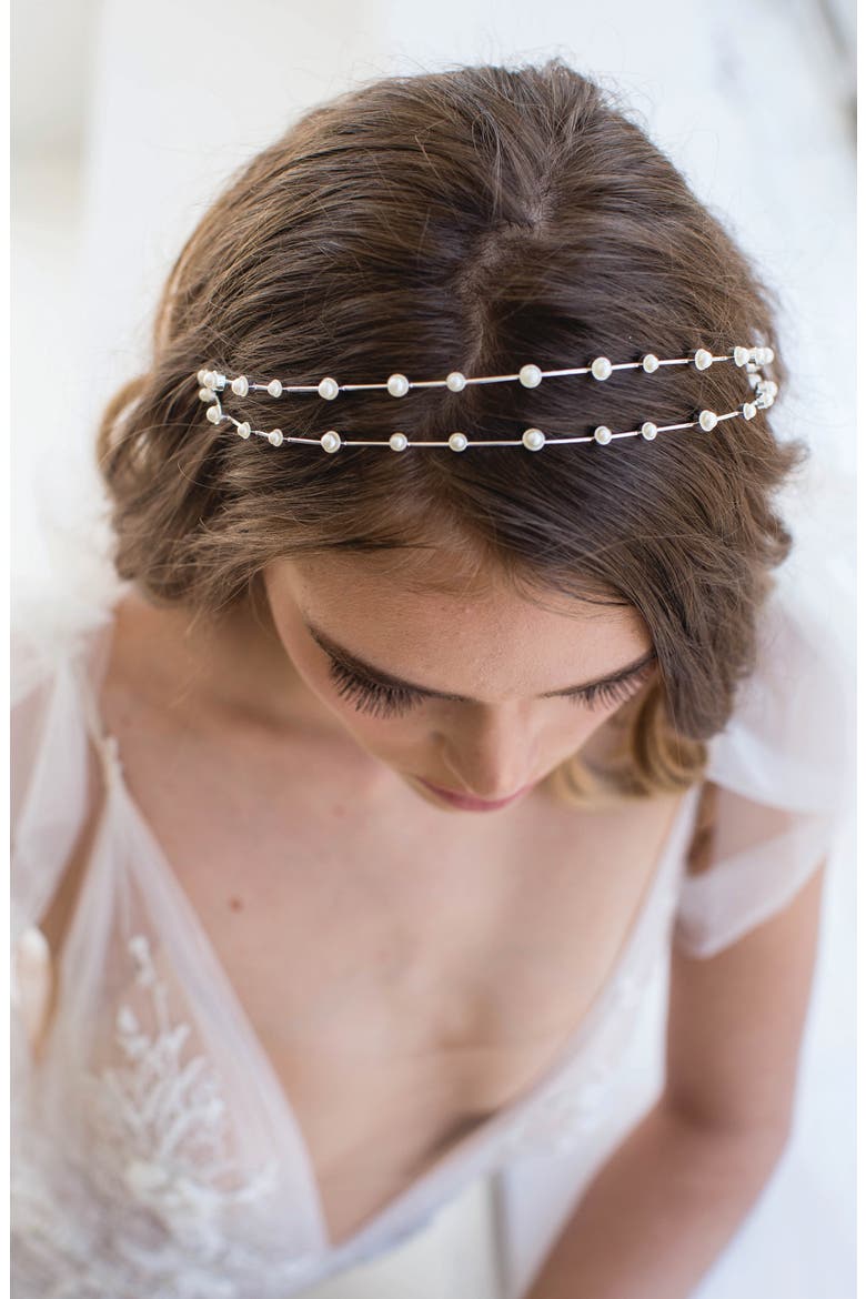Florence Headband, Alternate, color, SILVER