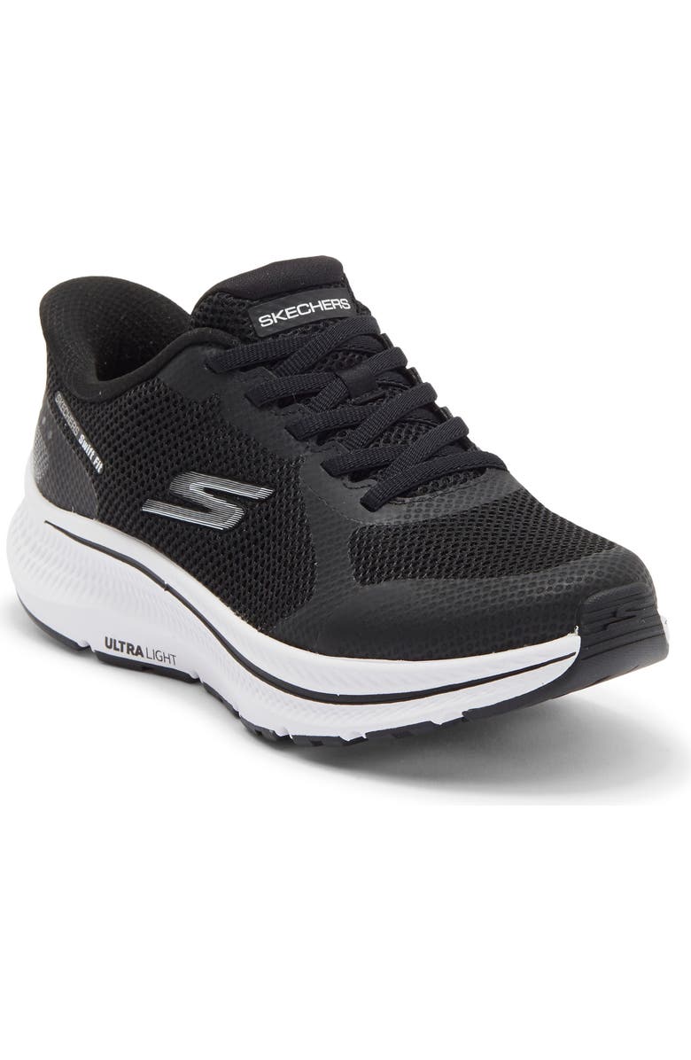 SKECHERS Slip-ins: GO RUN Consistent 2.0 Sneaker, Main, color, Black/ White