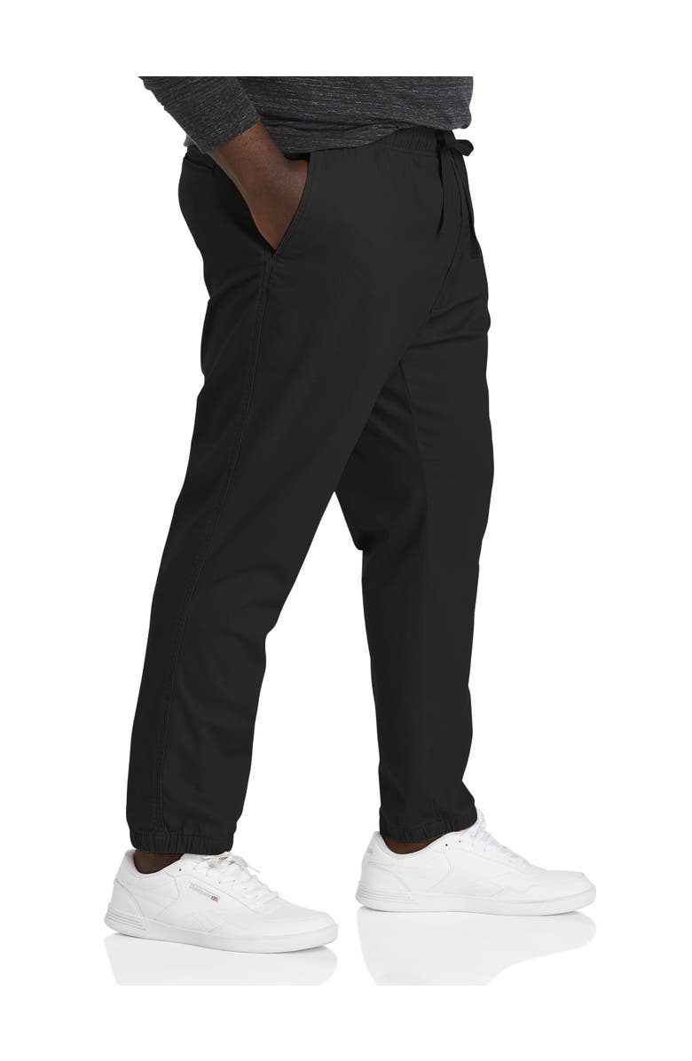 True Nation by DXL Big & Tall Twill Joggers, Alternate, color, 