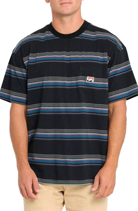 Baxter Oversize Stripe Pocket T-Shirt