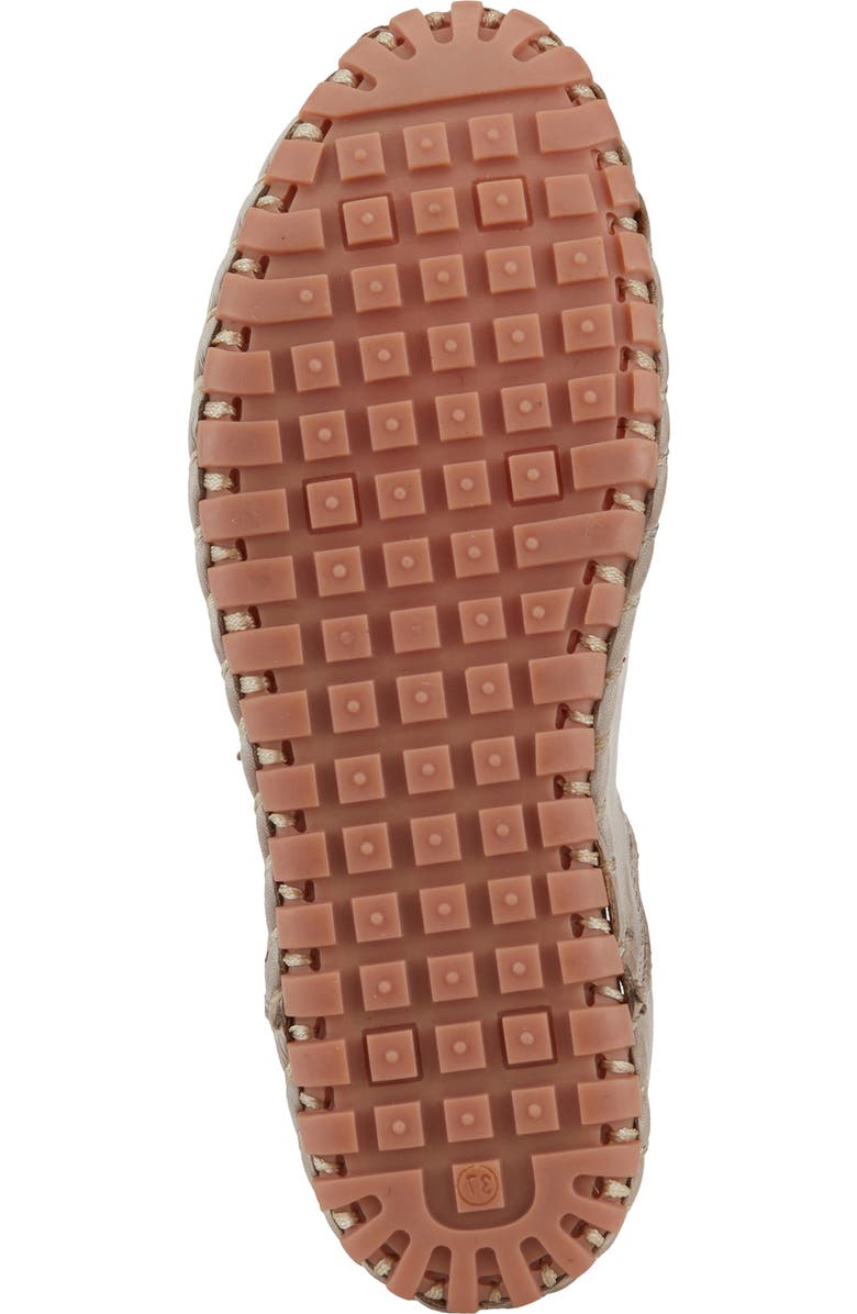 Spring Step Moonwalk Perforated Leather Shoe, Alternate, color, Grey