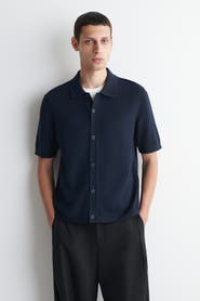COS Knitted Cotton Shirt