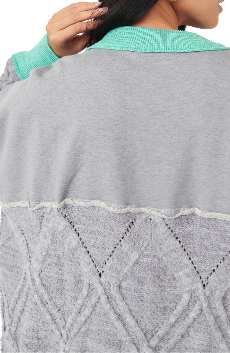 Free People Olympia Colorblock Sweater, Alternate, color, 