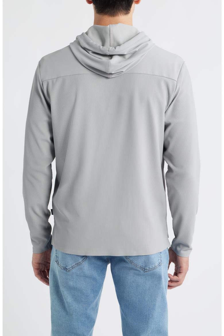 Hoppin Rib Hoodie, Alternate, color, SEAL