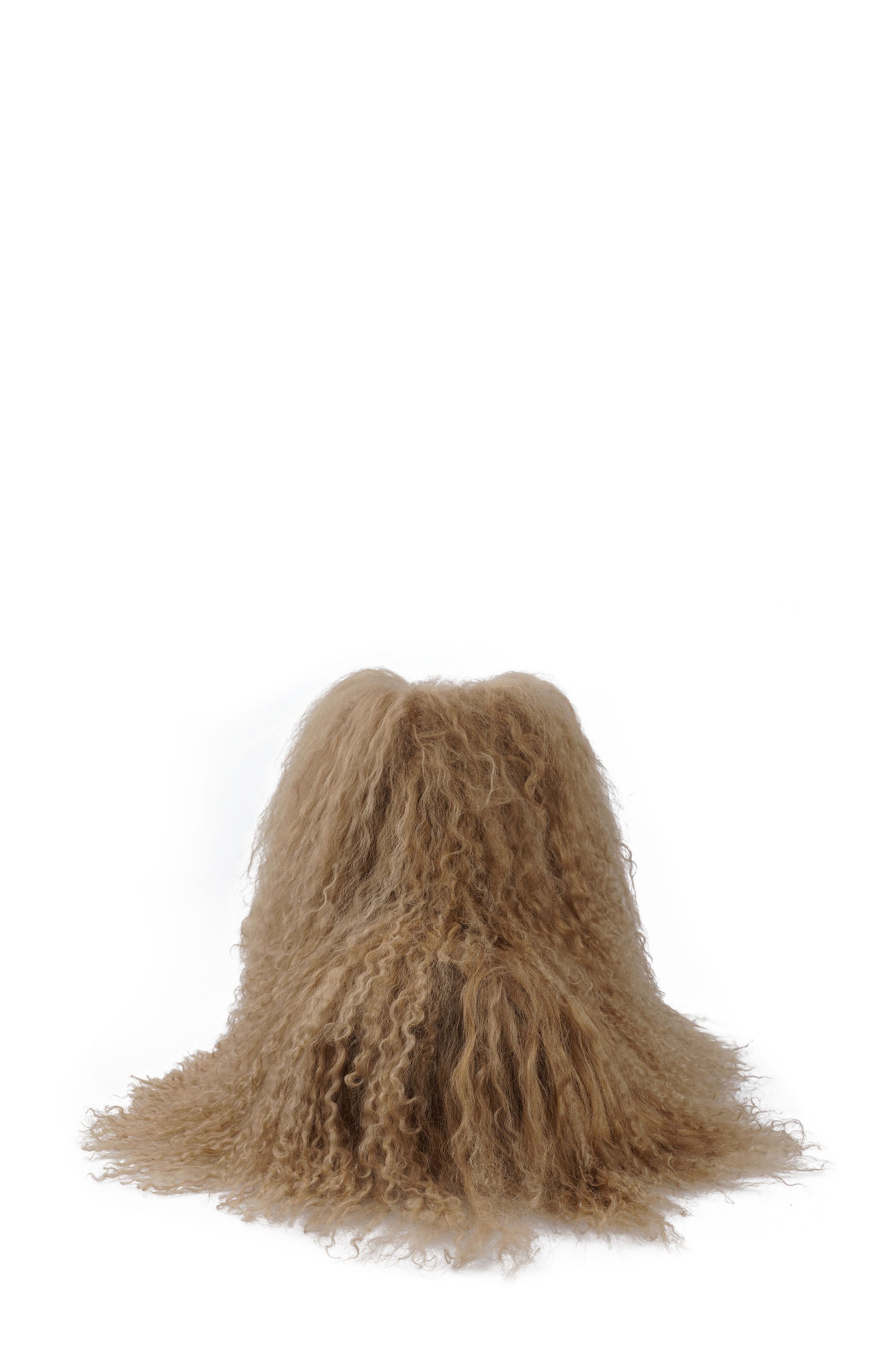Risha Genuine Shearling Bootie, Alternate, color, NATRL