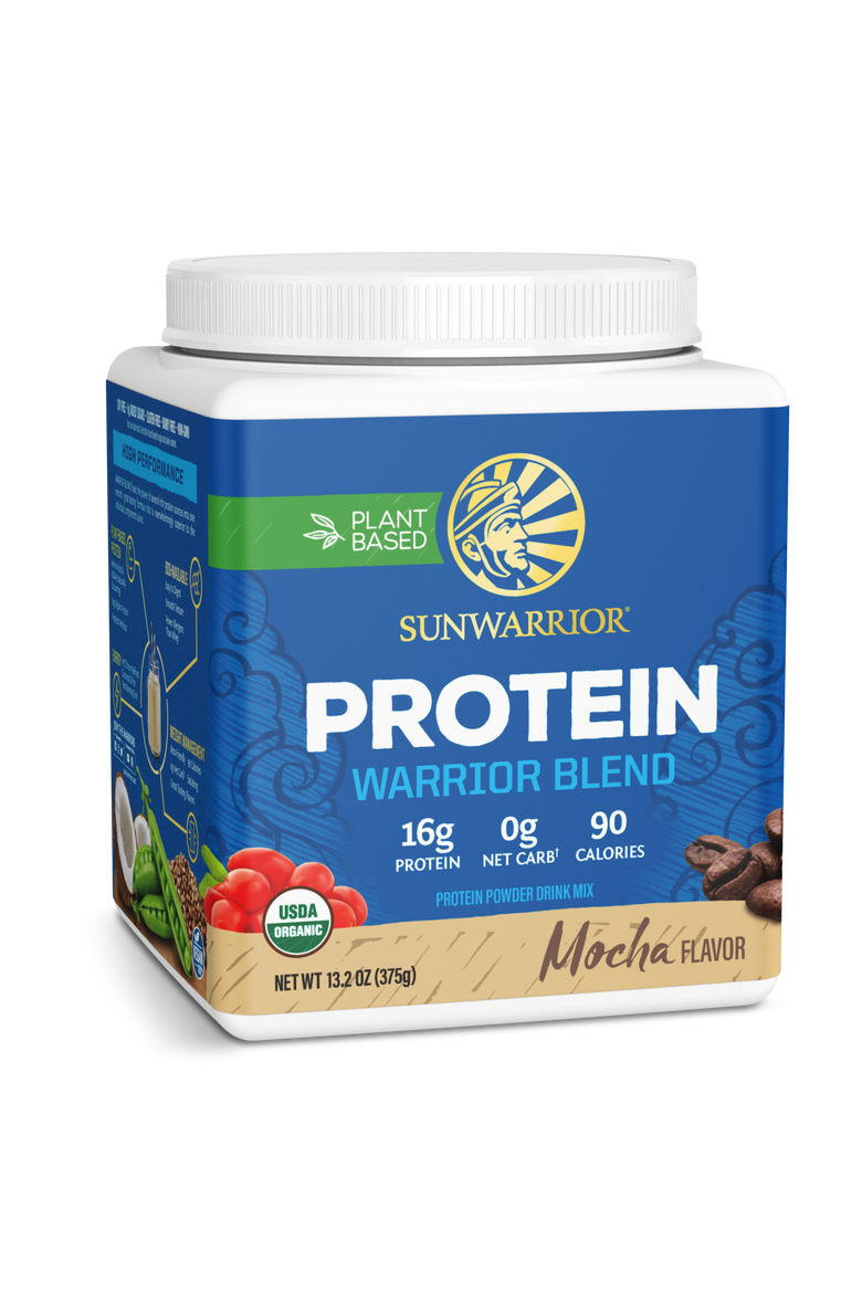 Warrior Blend Protein Powder, Mocha, 375gm, Main, color, No Color