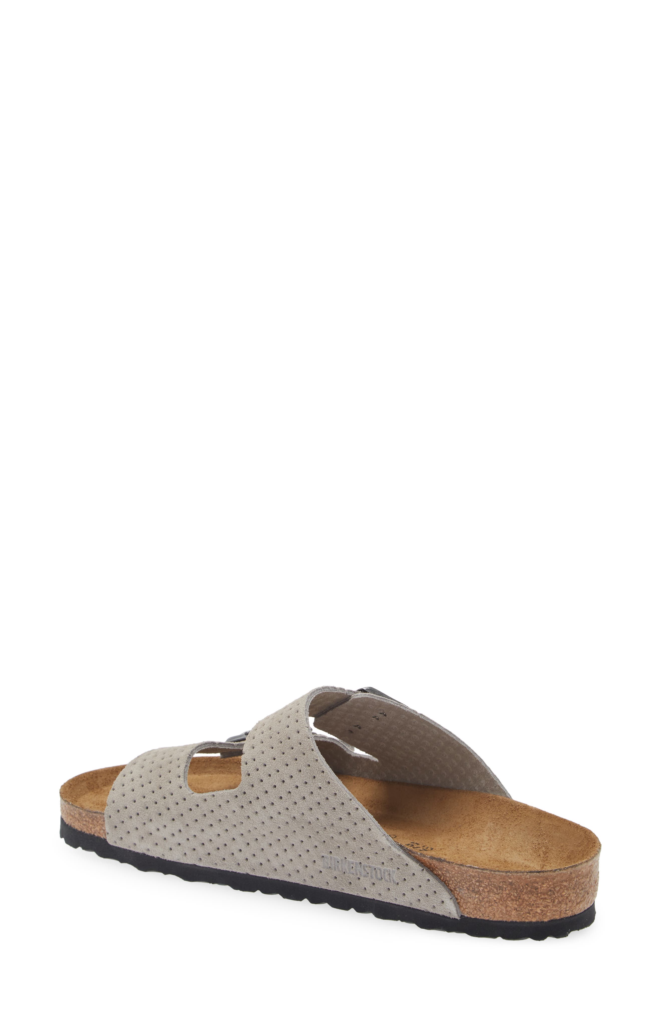 Birkenstock Arizona Pin Dot Slide Sandal, Alternate, color, 