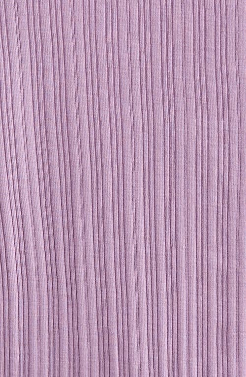 Treasure & Bond Kids' Snap Front Cotton Top In Purple