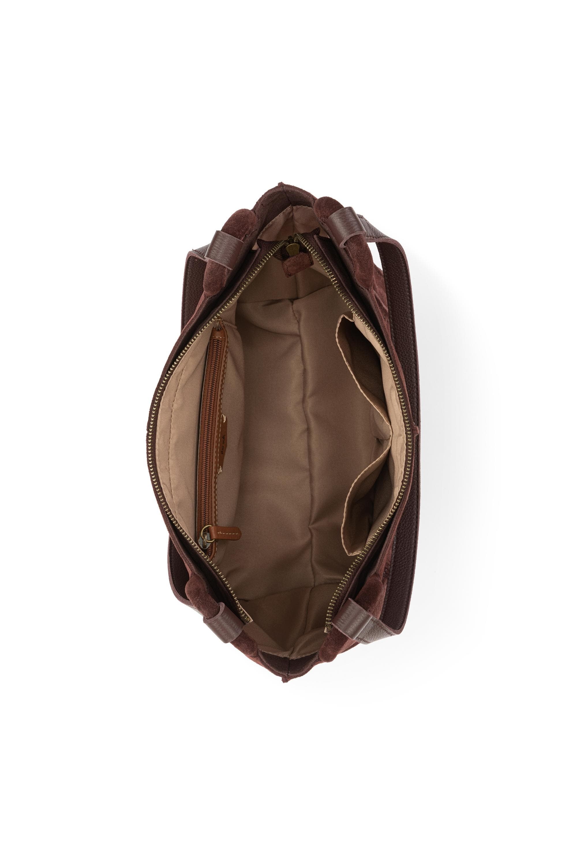 Los Feliz Satchel, Alternate, color, Mahogany Suede