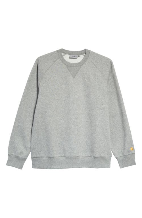 Carhartt Work In Progress Chase Crewneck Sweatshirt In Gray