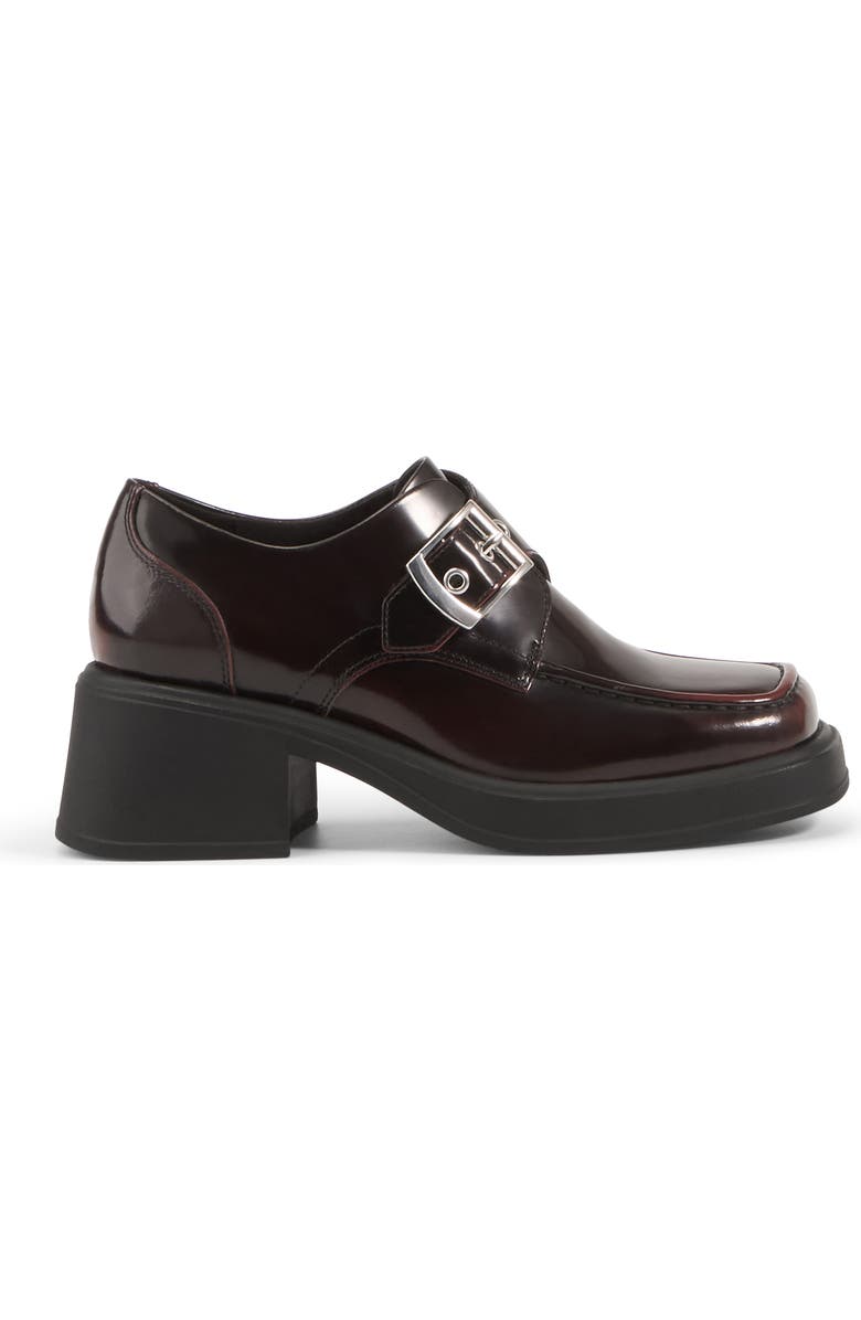 Vagabond Shoemakers Dorah Apron Toe Monk Shoe, Alternate, color, Dark Bordeaux Leather