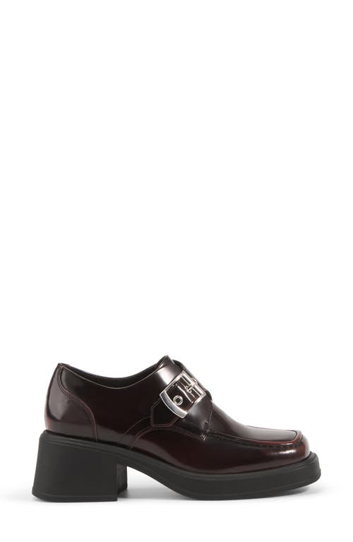 Vagabond Shoemakers Dorah Apron Toe Monk Shoe In Brown