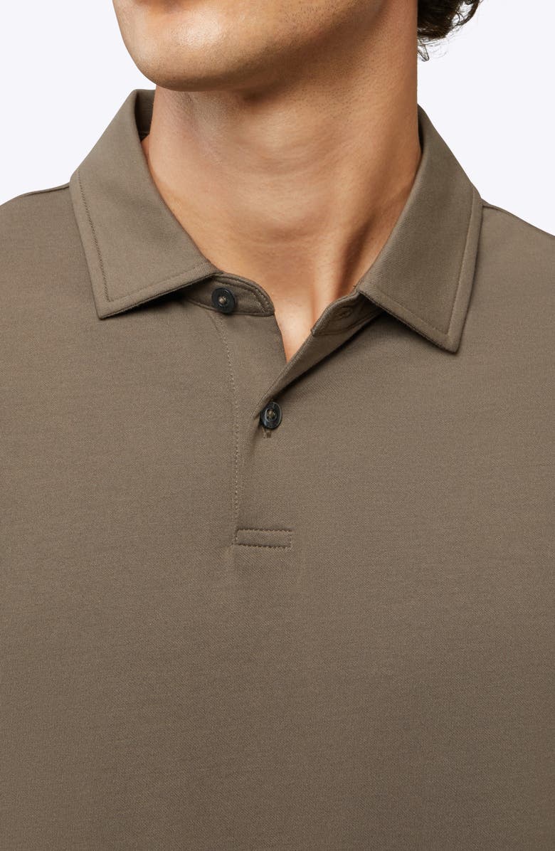 Cuts Coz Split Hem Polo, Alternate, color, Shadow Green