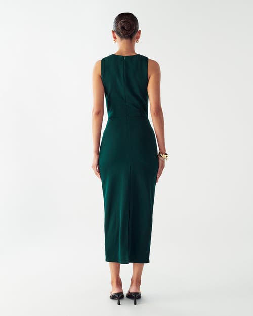 Willa Aleda Midi Dress In Green