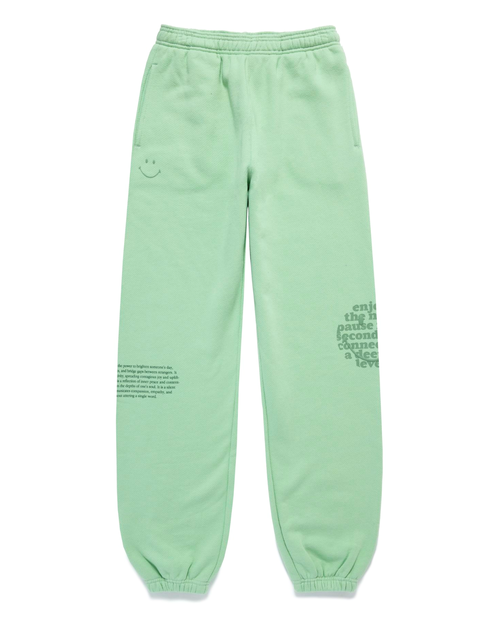 Samii Ryan Smiley Connections Sweatpants In Green