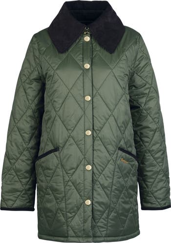 Barbour Women s Modern Liddesdale Quilted Jacket Olive Size 10