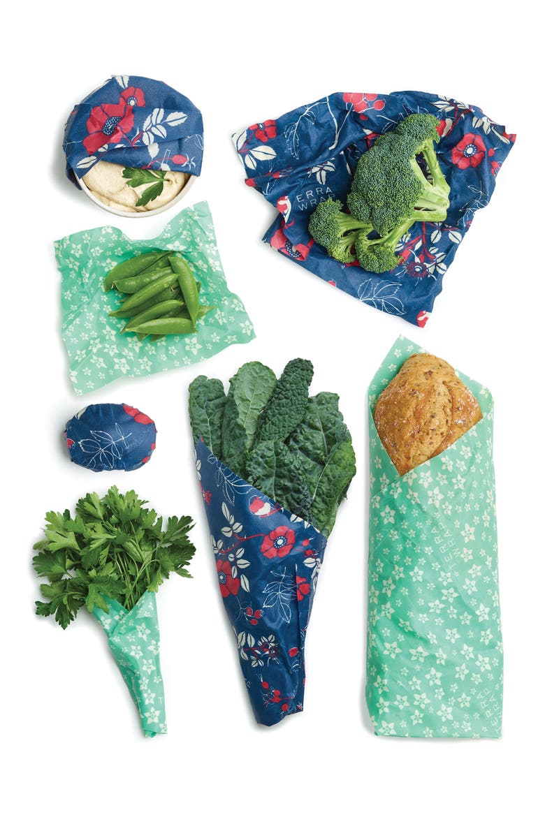 Terra Collection Assorted Reusable Food Wraps, Main, color, VARIETY