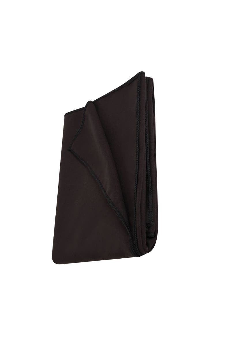 Hexagon Towel, Alternate, color, Black