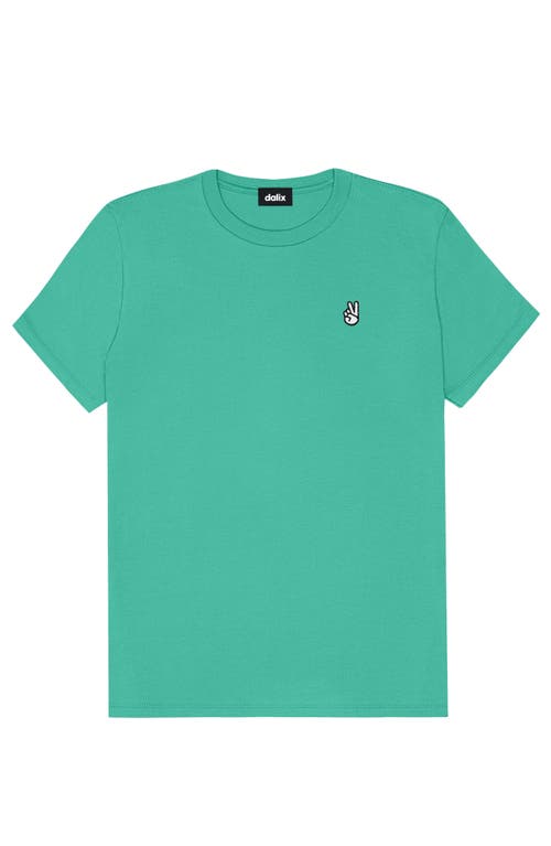 Dalix Womens Peace Sign Jersey Relaxed Tee