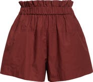 A.L.C. Nate Paperbag Waist Cotton Shorts