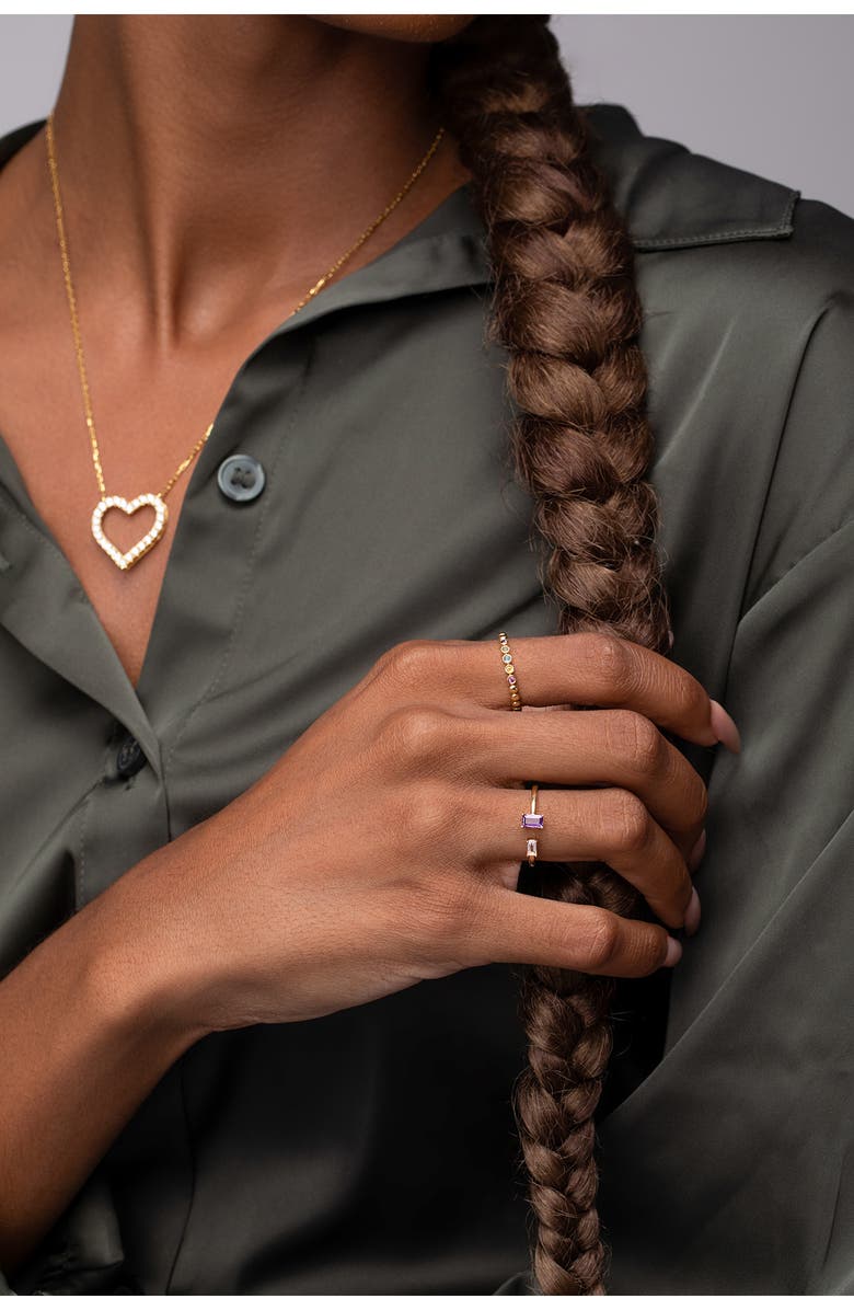 Bony Levy 14K Gold Semiprecious Stacking Ring, Alternate, color, 