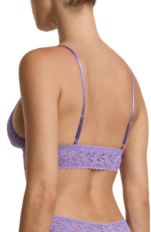 Hanky Panky Signature Lace Padded Bralette In Purple