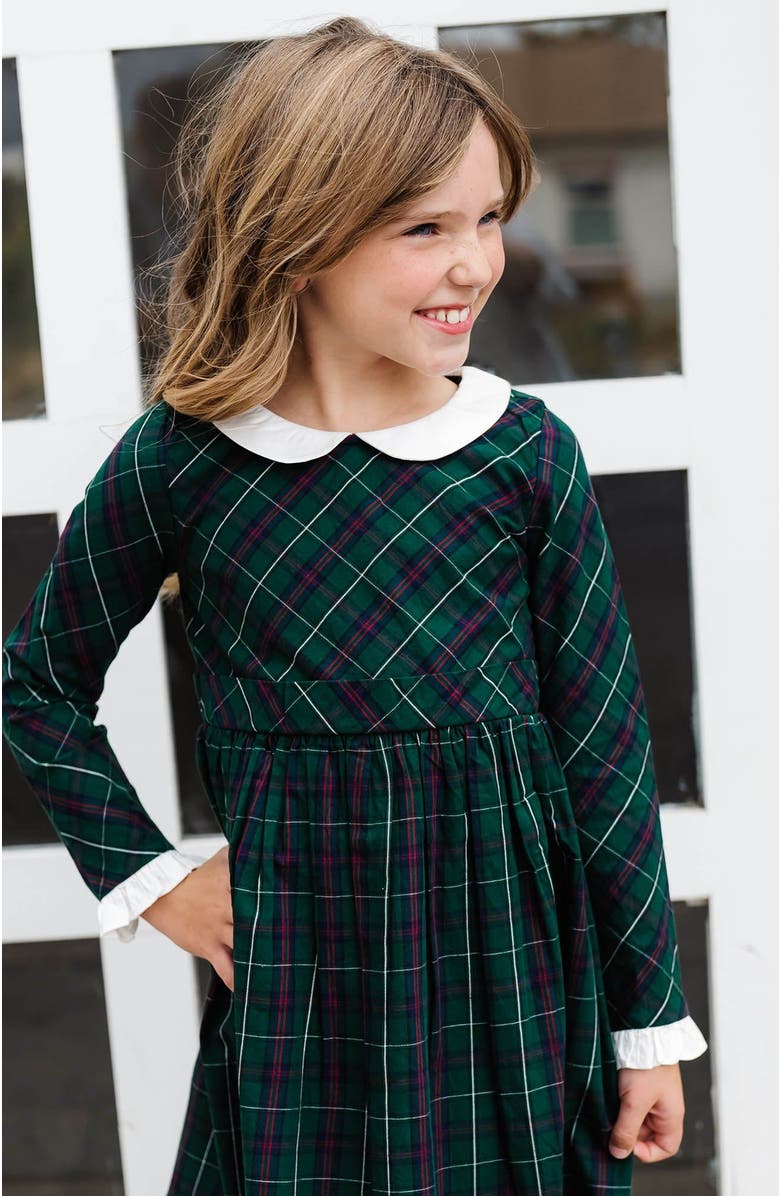 Hope & Henry Girls' Organic Ruffle Cuff Party Dress, Toddler, Alternate, color, 