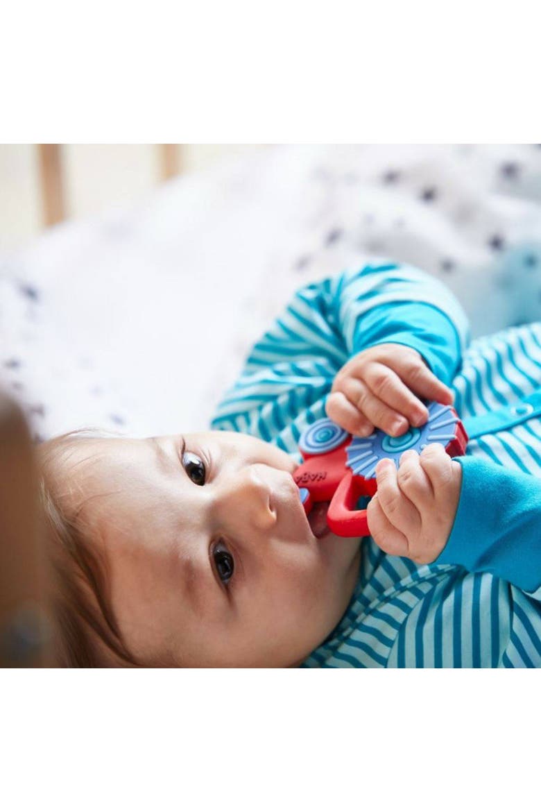 Tractor Silicone Teether, Alternate, color, Multi