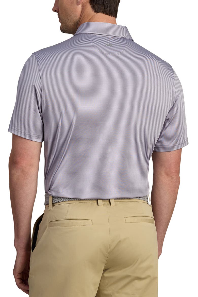 Drive Time Performance Polo, Alternate, color, PURPLE SMOKE STRIPE