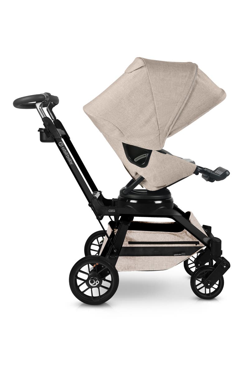 Stroll & Lounge G5 Bassinet & Stroller Travel System, Alternate, color, FLAX/ BLACK