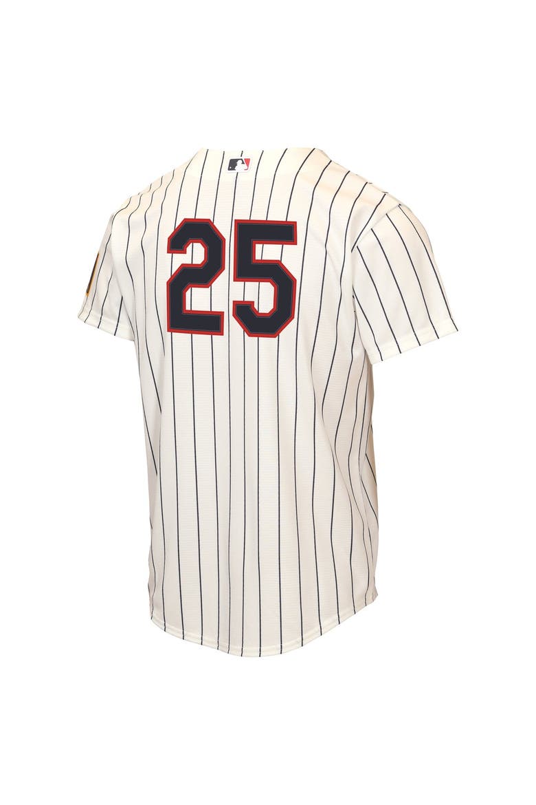 Youth Nike Byron Buxton Cream Minnesota Twins 2026 Field of Dreams Replica Jersey, Alternate, color, Cream