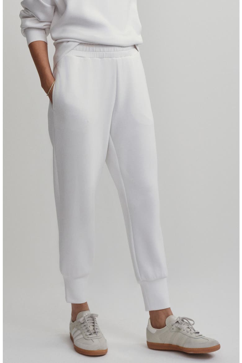The Slim Cuff 27.5-Inch Pants, Alternate, color, WHITE