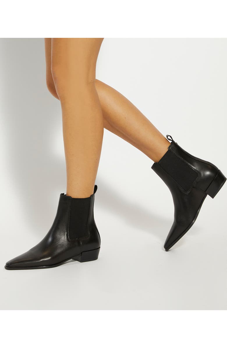 Dune London Parker Chelsea Boot, Alternate, color, Black