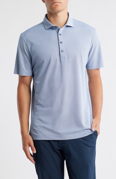 Clegg Solid Piqué Performance Golf Polo